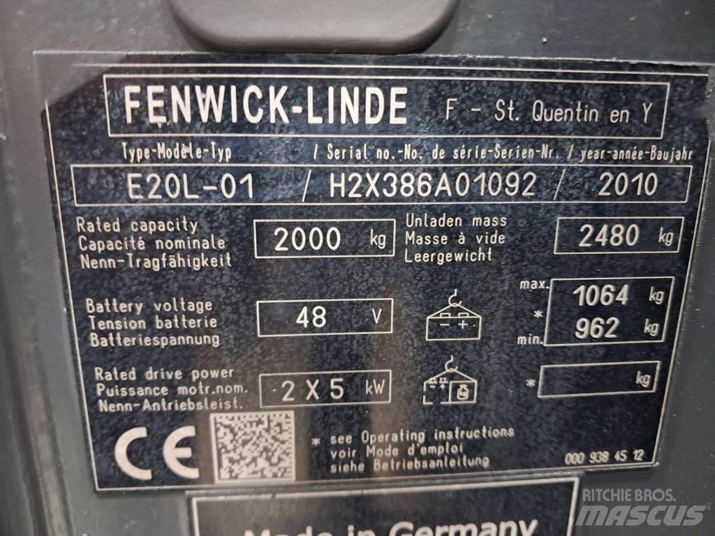 Linde E20L-01 Περονοφόρα ανυψωτικά κλαρκ - άλλα