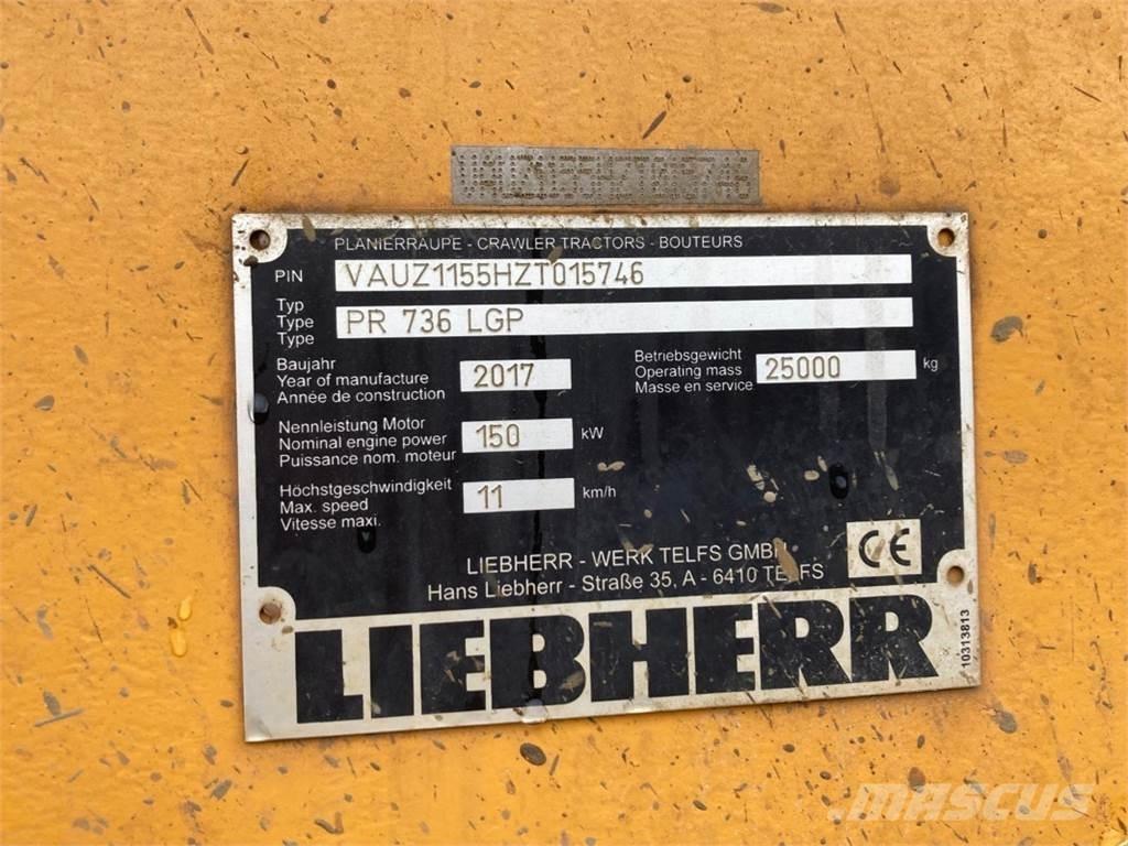 Liebherr PR736 LGP Μπουλντόζες με ερπύστριες