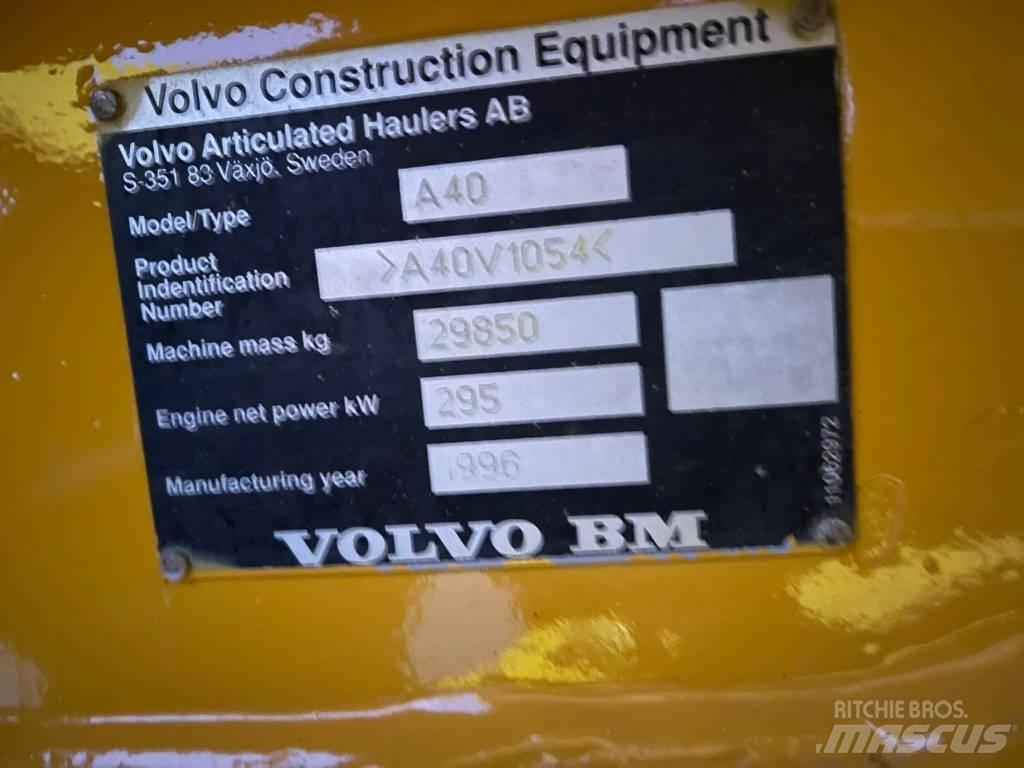 Volvo A40C Σπαστό Dump Truck ADT