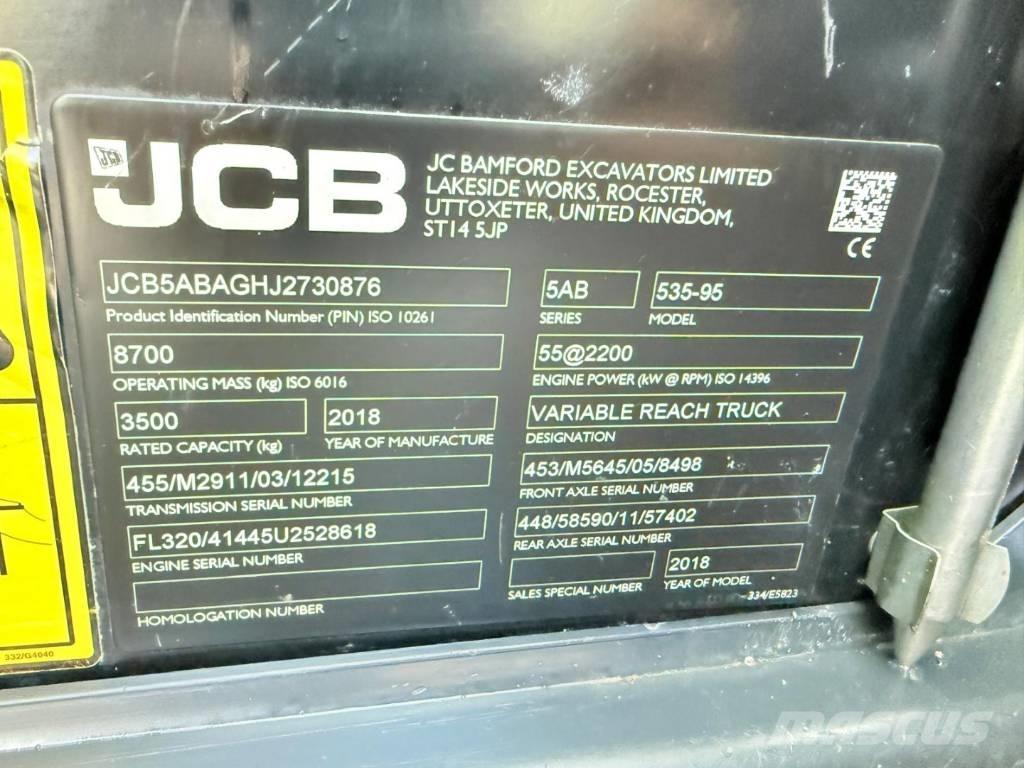 JCB 535-95 Τηλεσκοπικοί ανυψωτές