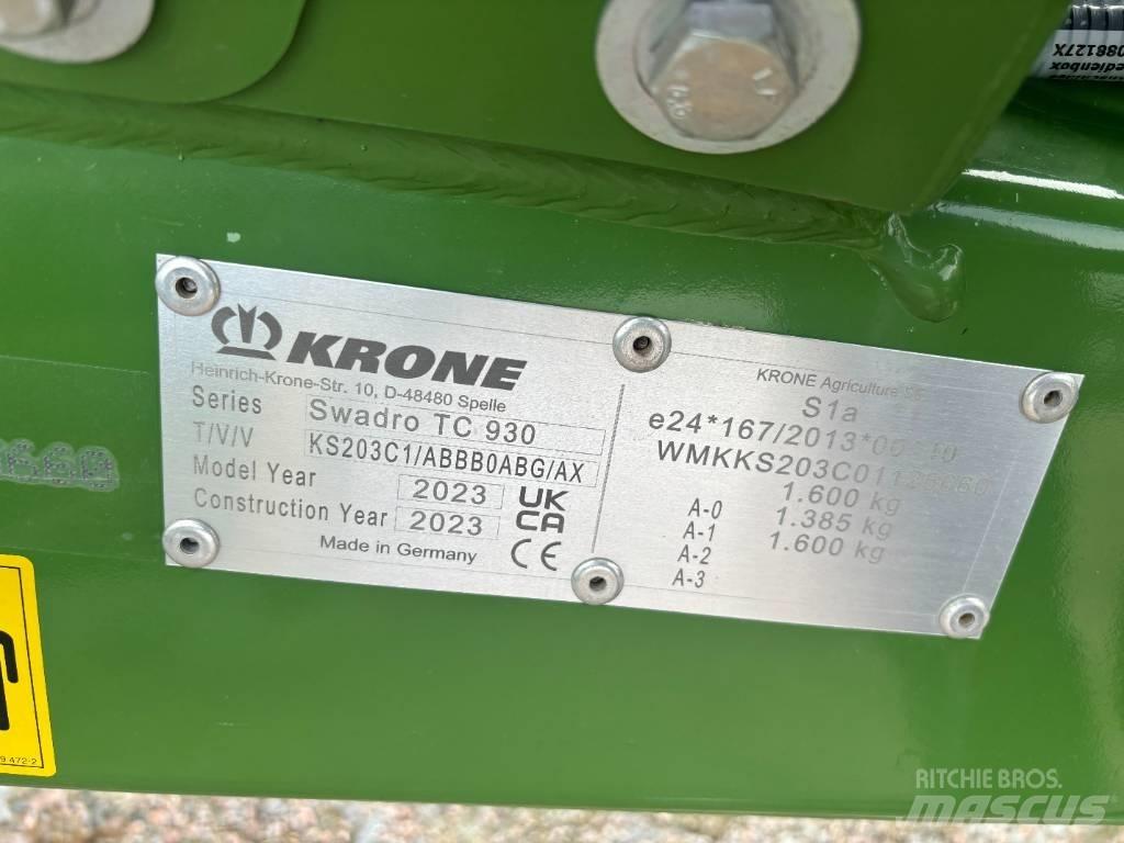 Krone Swadro TC 930 Αναμοχλευτήρες