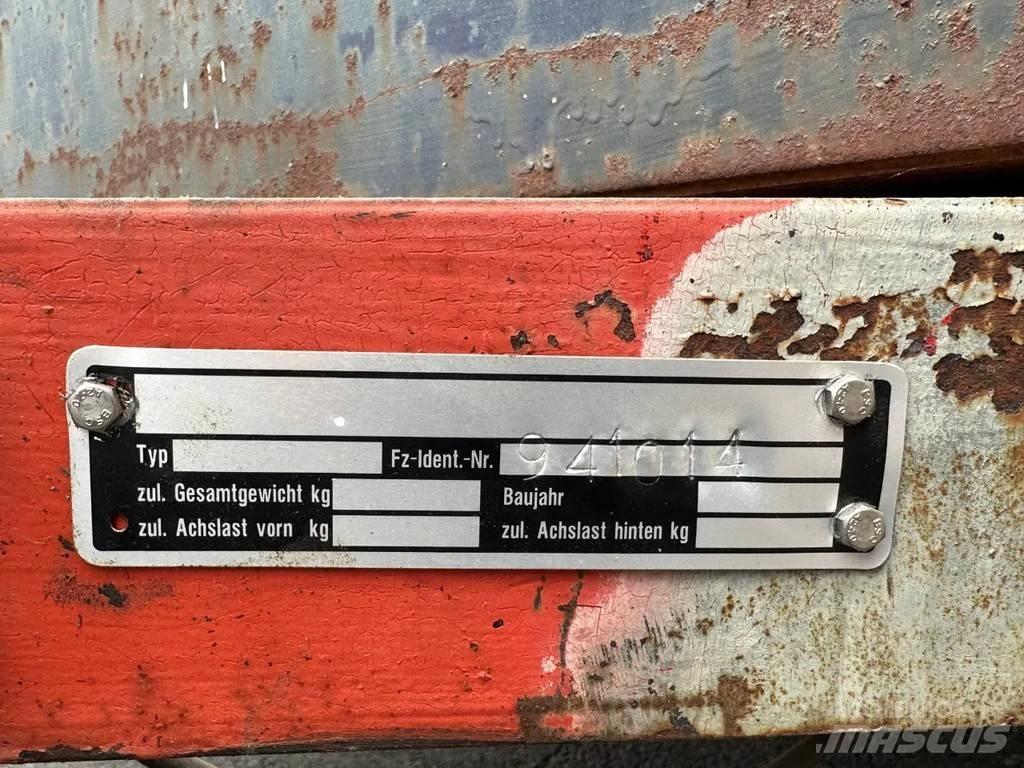  Zelfbouw Oprijkar Λοιπές ρυμούλκες