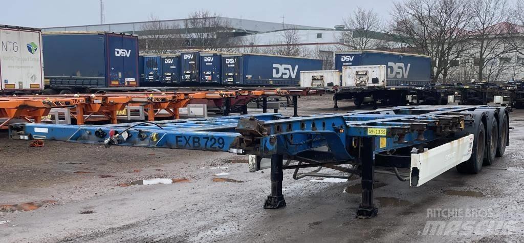 Krone Krone SDC27 Ημιρυμούλκες Container
