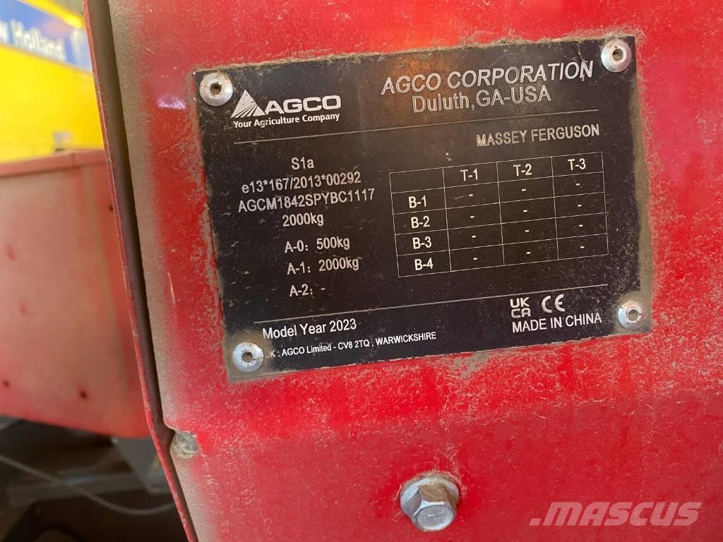 Massey Ferguson 1842 Πρέσες τετράγωνων δεμάτων