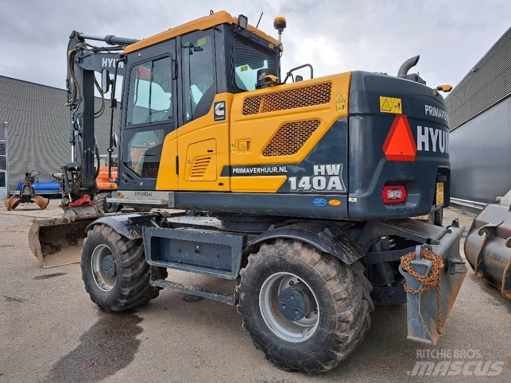 Hyundai HW140A Εκσκαφείς με τροχούς - λάστιχα