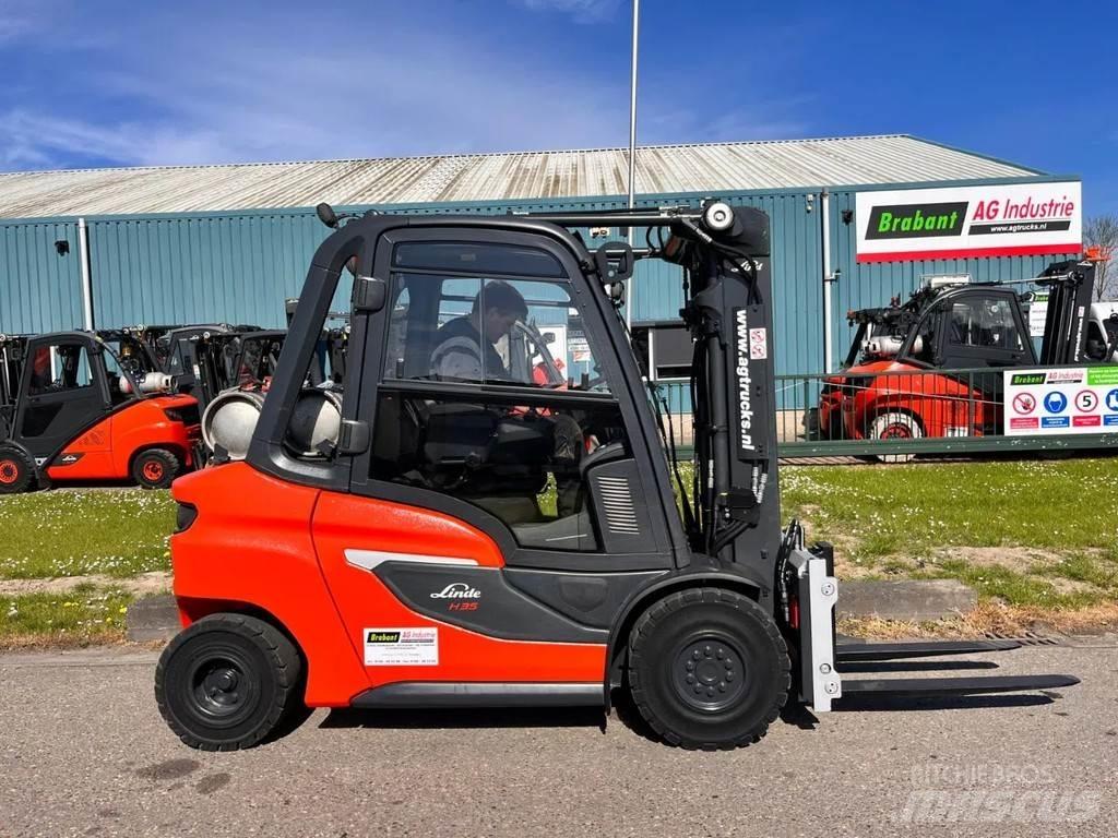 Linde H35T-01 Περονοφόρα ανυψωτικά κλαρκ με φυσικό αέριο LPG