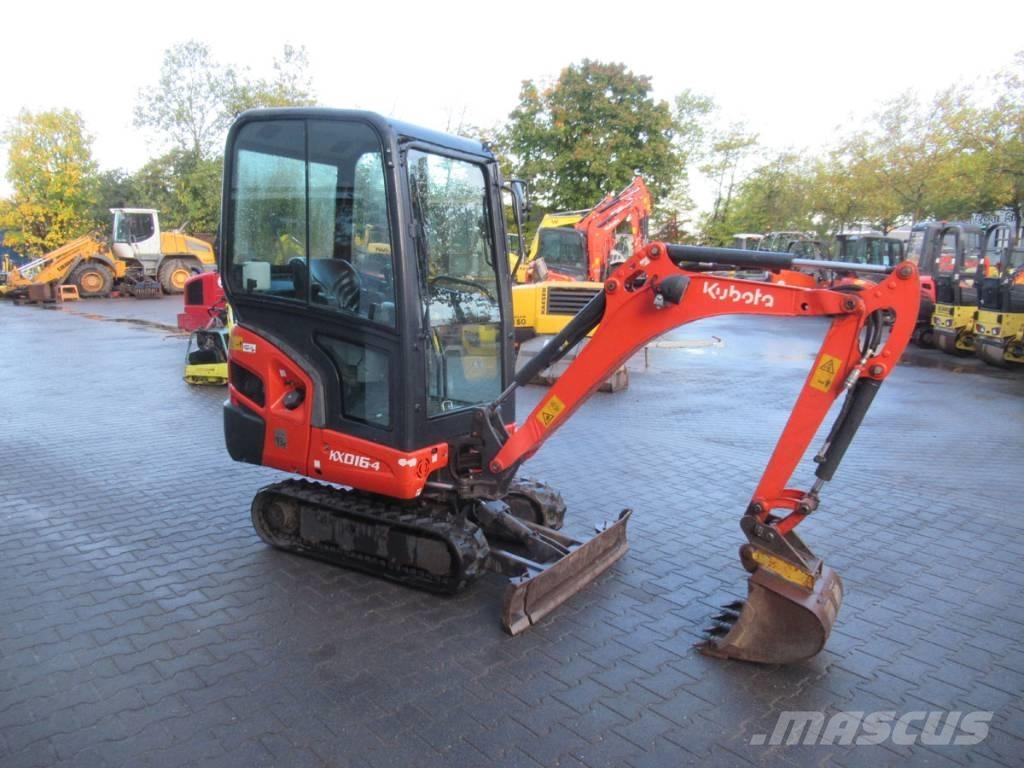 Kubota KX 016-4 Εκσκαφάκι (διαβολάκι) < 7t