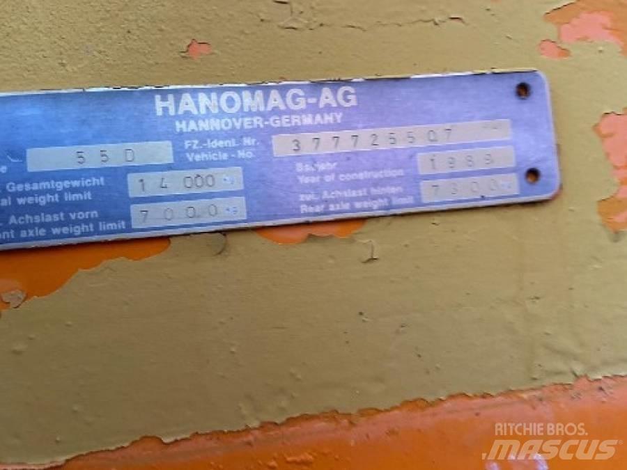 Hanomag 55 D Φορτωτές με λάστιχα (Τροχοφόροι)
