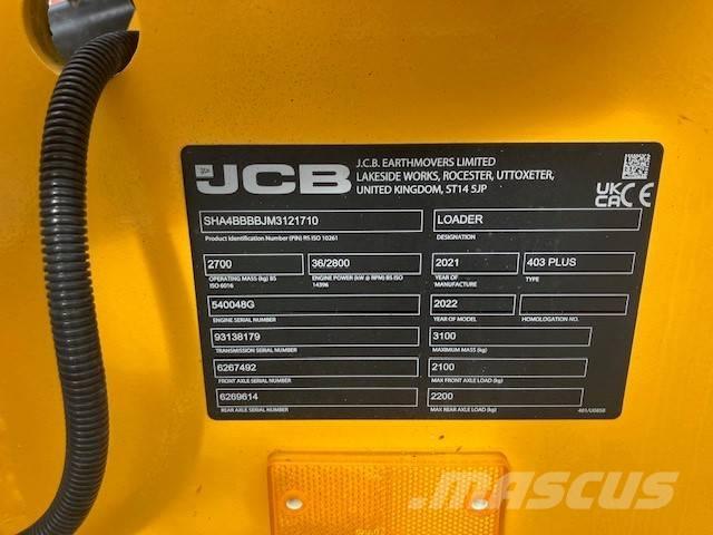 JCB 403 plus Μίνι φορτωτές