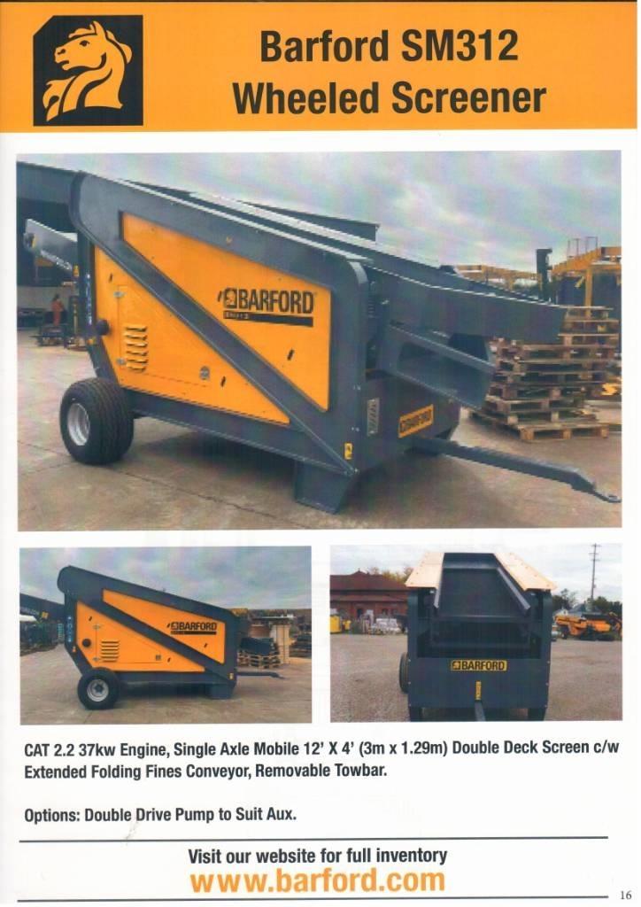 Barford SM312 Μηχανές κοσκινίσματος