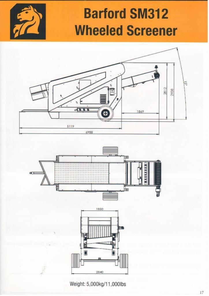 Barford SM312 Μηχανές κοσκινίσματος