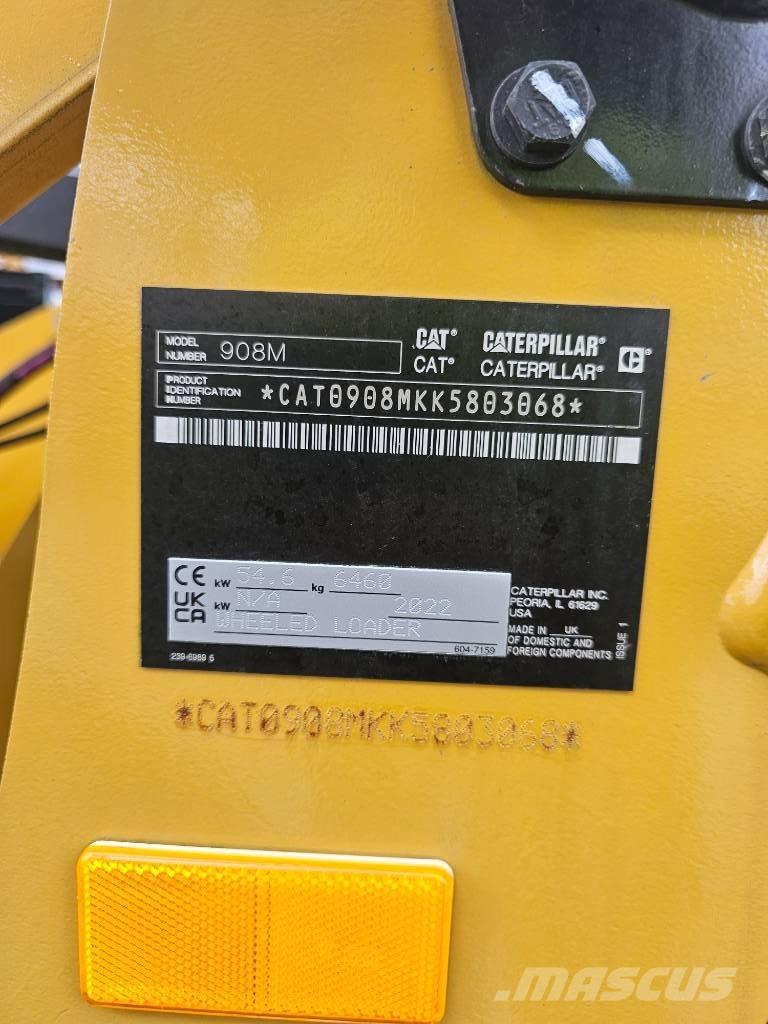 CAT 908 M Φορτωτές με λάστιχα (Τροχοφόροι)