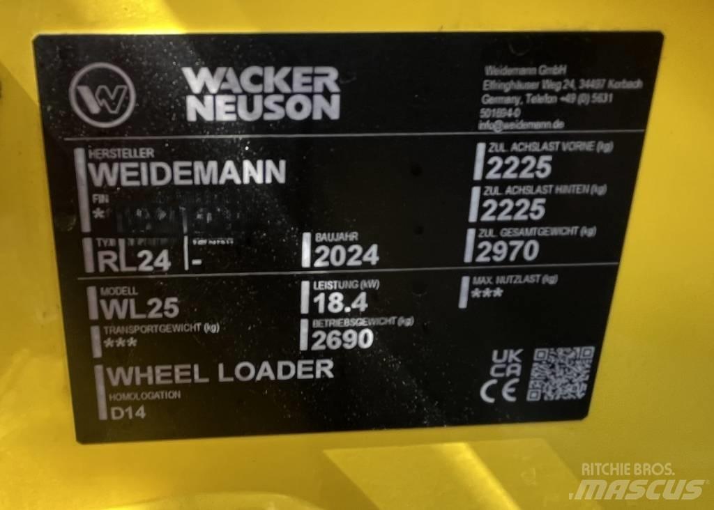 Wacker Neuson WL 25 Φορτωτές με λάστιχα (Τροχοφόροι)