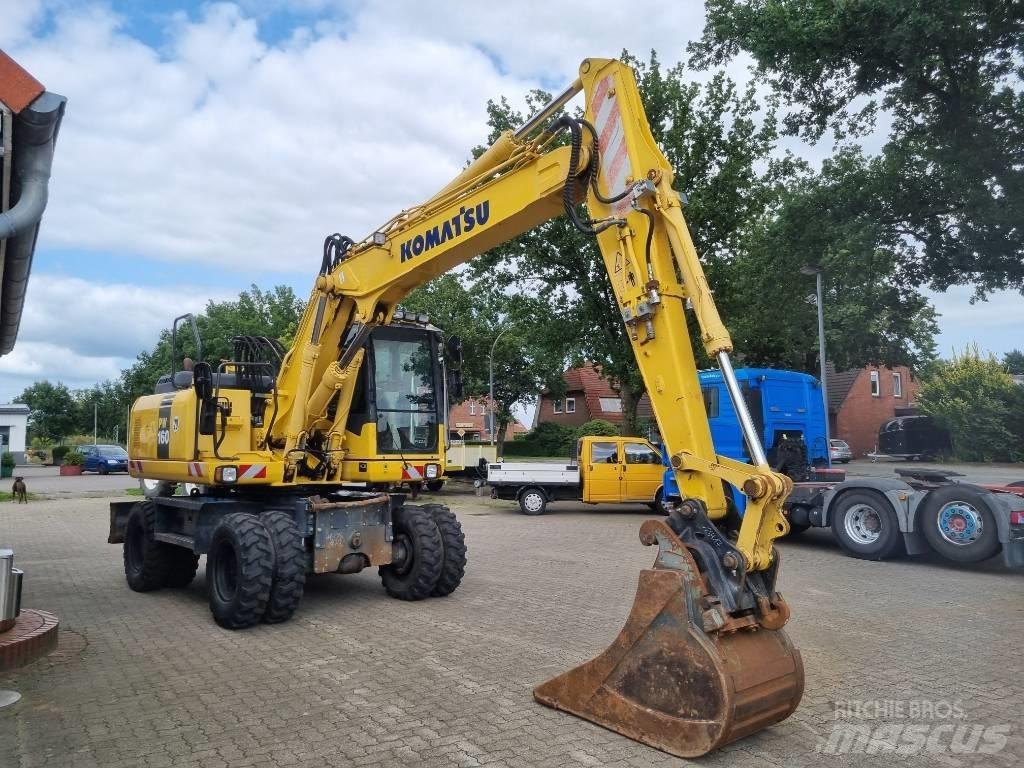 Komatsu PW 160-7E0 Εκσκαφείς με τροχούς - λάστιχα