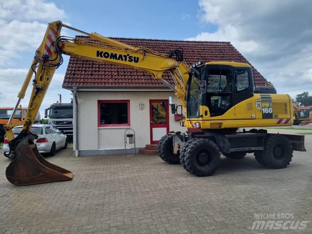 Komatsu PW 160-7E0 Εκσκαφείς με τροχούς - λάστιχα