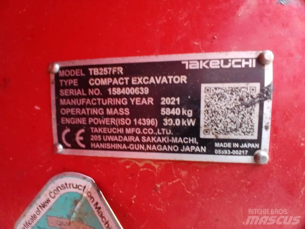 Takeuchi TB 257 FR Εκσκαφάκι (διαβολάκι) < 7t