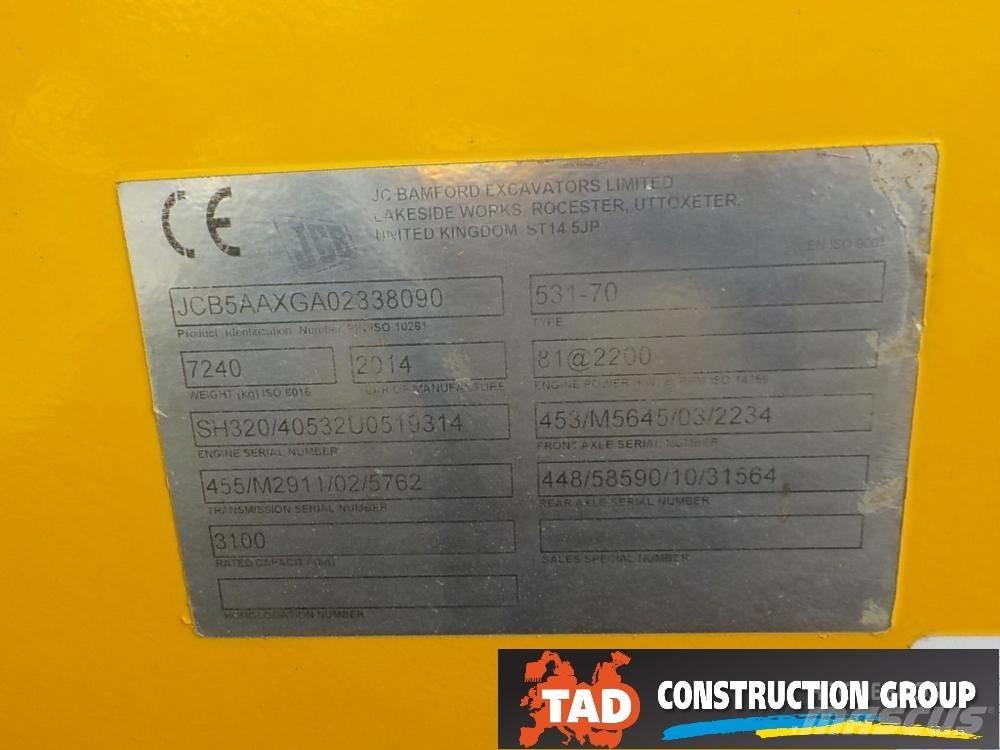 JCB 531-70 Τηλεσκοπικοί ανυψωτές