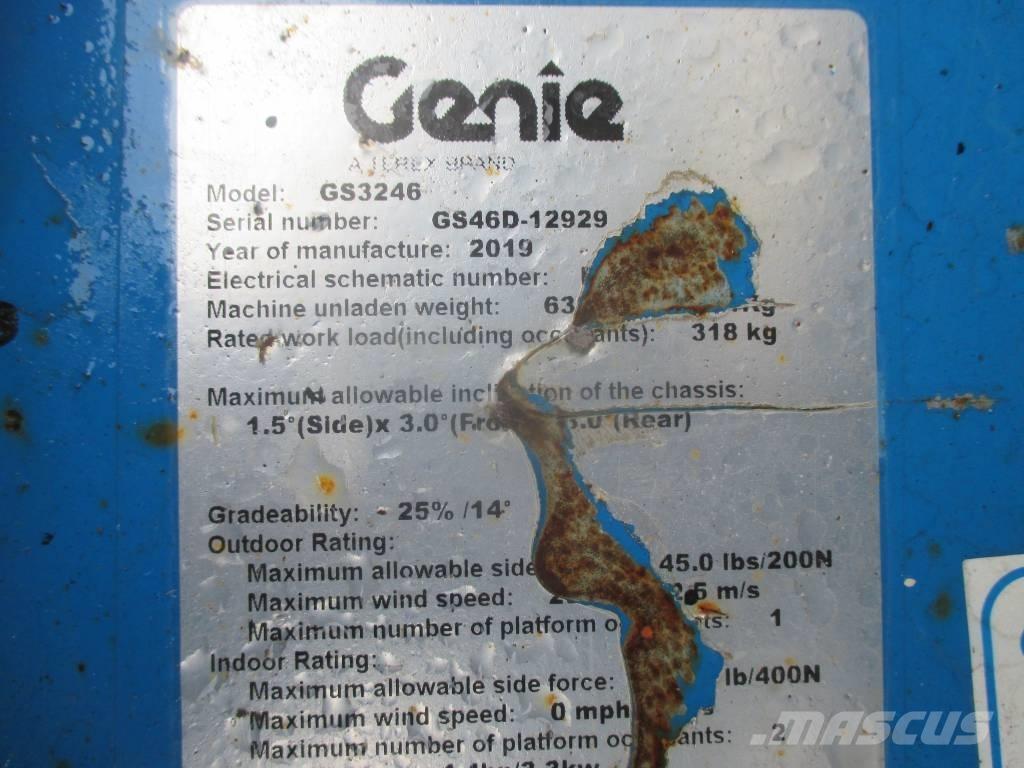 Genie GS 3246 Ανυψωτήρες ψαλιδωτής άρθρωσης