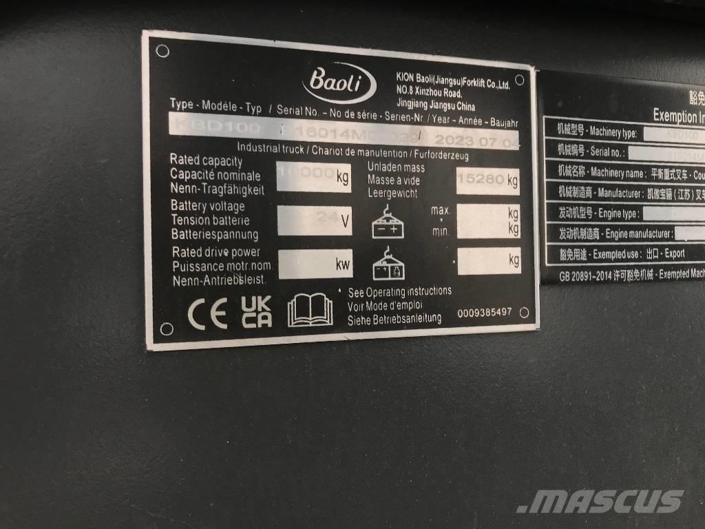 Baoli KBD 100 Πετρελαιοκίνητα Κλαρκ