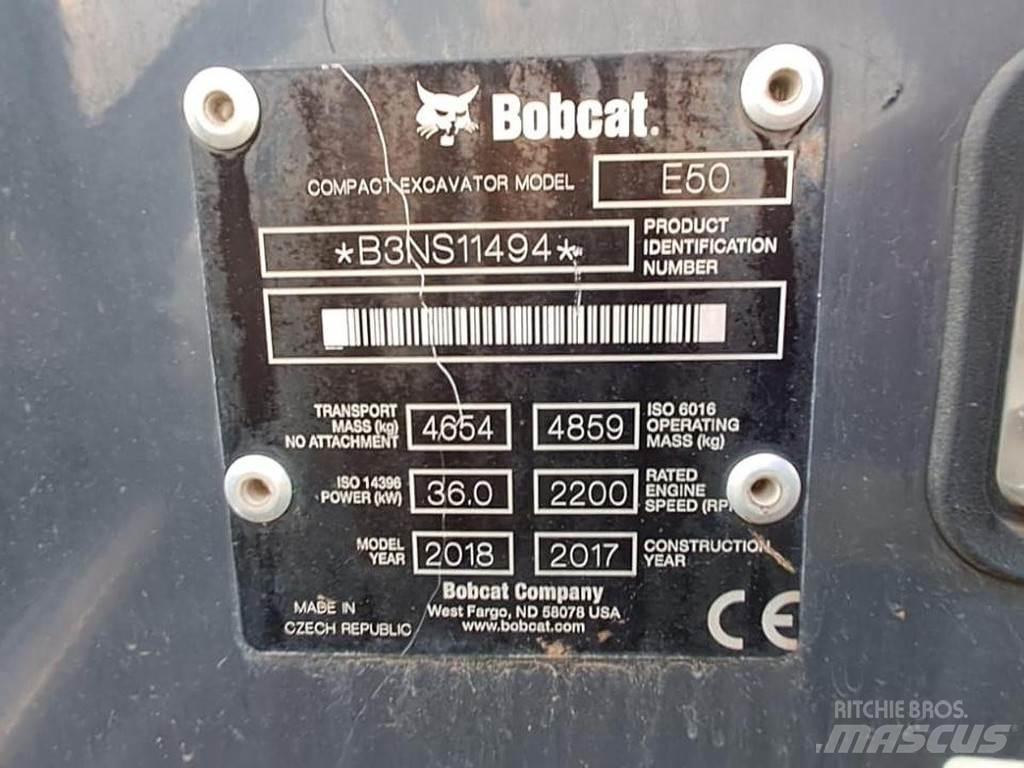 Bobcat E50 Εκσκαφάκι (διαβολάκι) < 7t