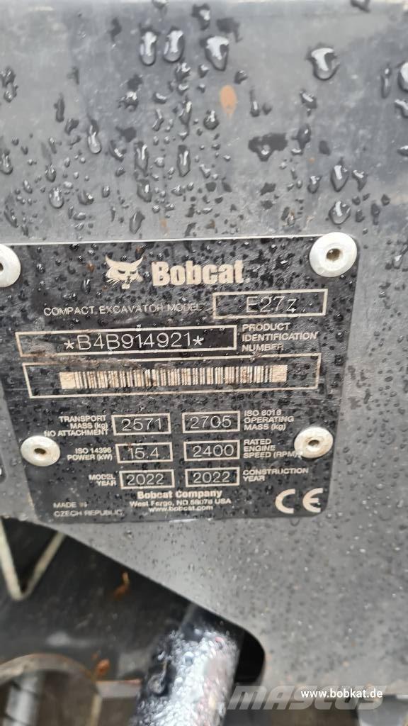 Bobcat E 27z Εκσκαφάκι (διαβολάκι) < 7t