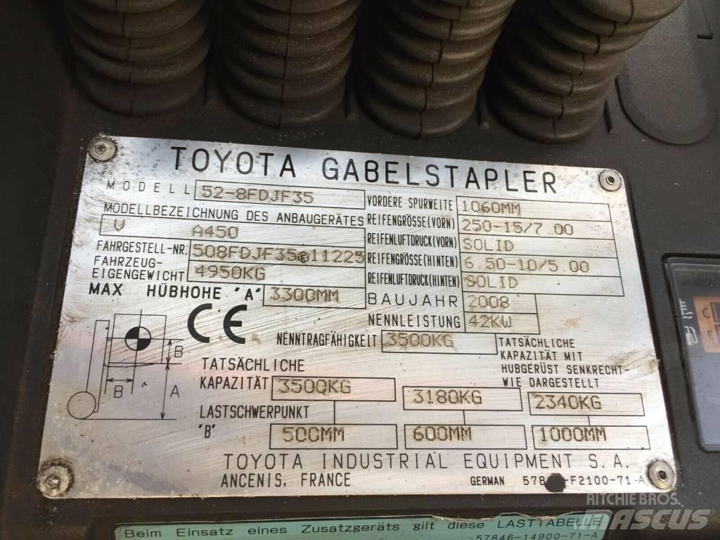 Toyota 02-8 FD JF 35 Πετρελαιοκίνητα Κλαρκ