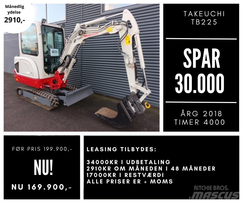 Takeuchi tb225 Εκσκαφάκι (διαβολάκι) < 7t