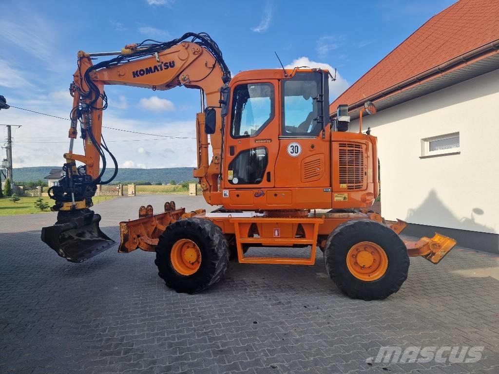 Komatsu PW110 Εκσκαφείς με τροχούς - λάστιχα