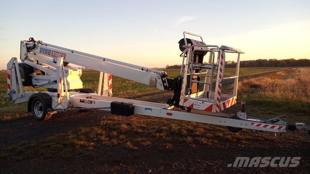 Dino 210 XT Εναέριες πλατφόρμες τοποθετημένες σε ρυμούλκα