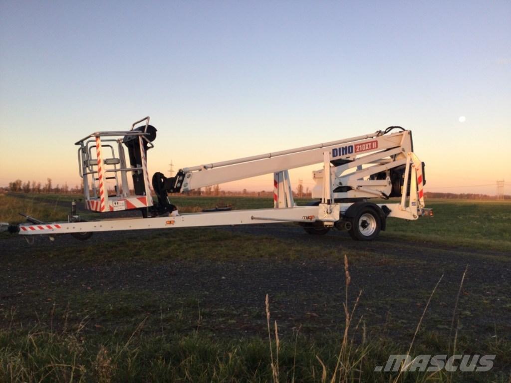 Dino 210 XT Εναέριες πλατφόρμες τοποθετημένες σε ρυμούλκα