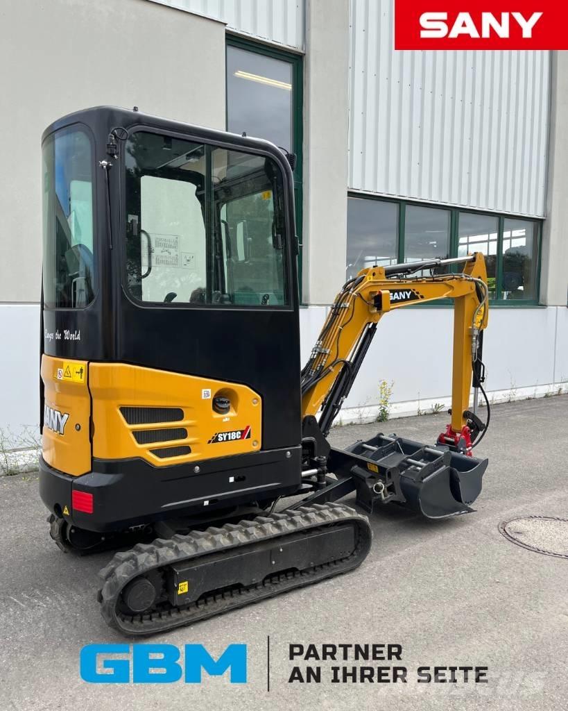 Sany SY 18 C Εκσκαφάκι (διαβολάκι) < 7t