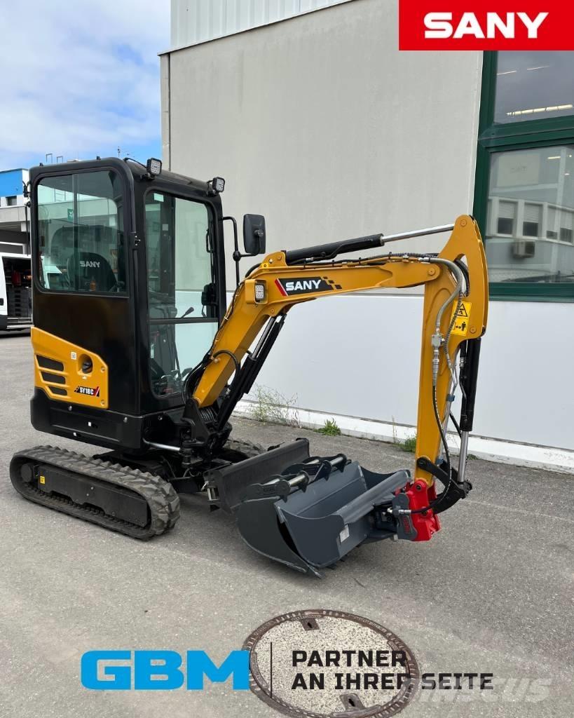 Sany SY 18 C Εκσκαφάκι (διαβολάκι) < 7t