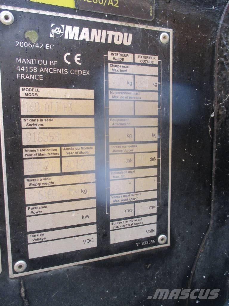 Manitou 160 ATJ Ανυψωτήρες με αρθρωτό βραχίονα