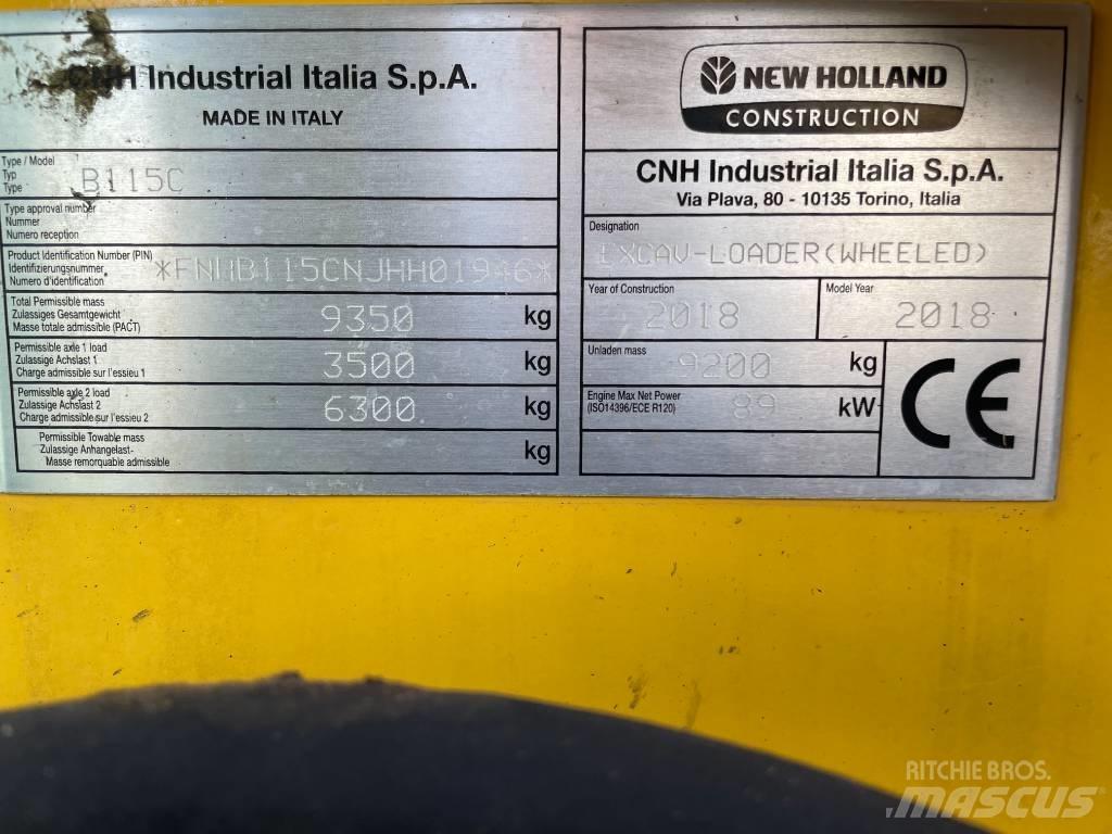New Holland B115C Εκσκαφείς Φορτωτές τύπου JCB