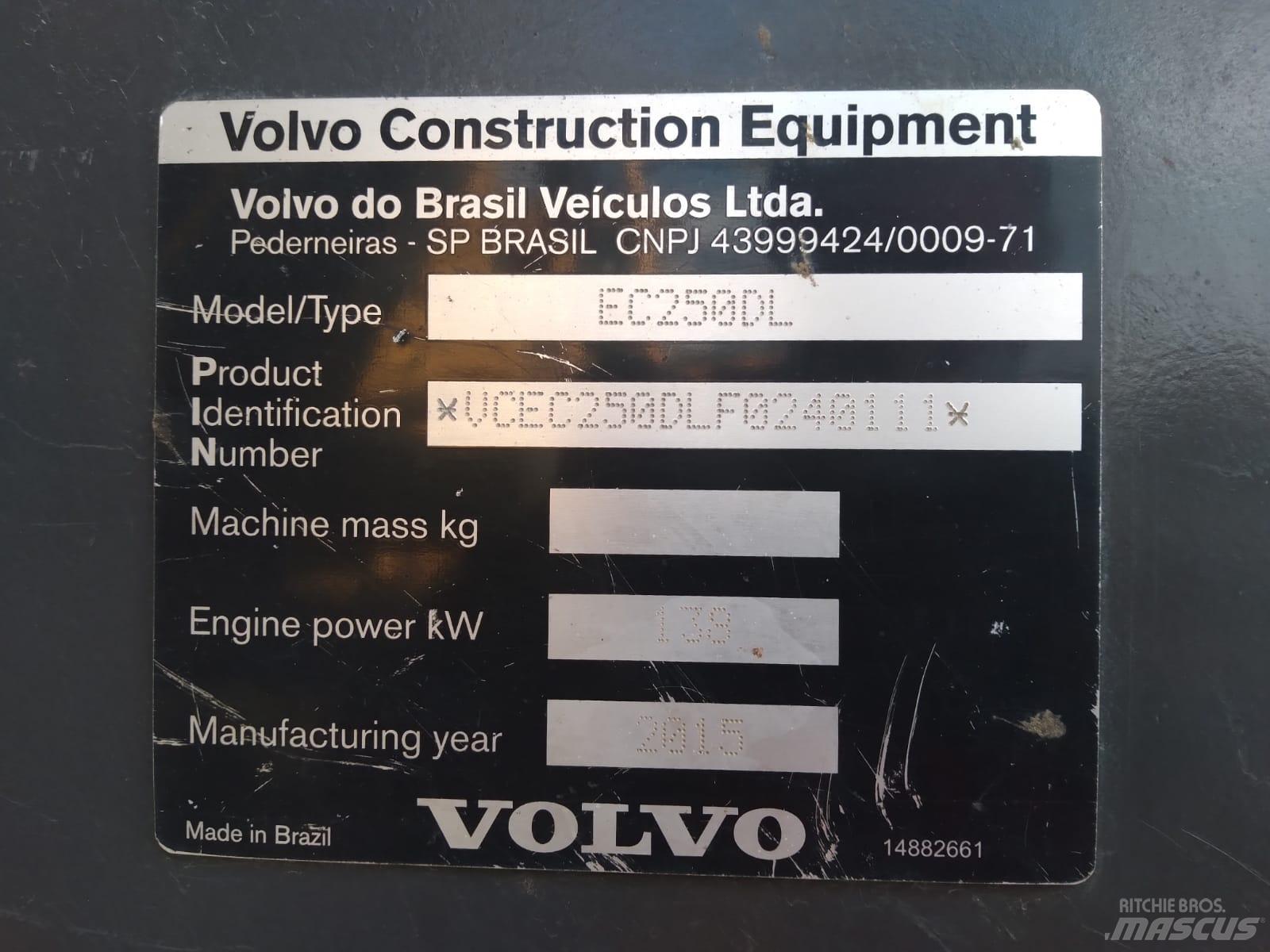 Volvo EC 250 D L Εκσκαφείς με ερπύστριες