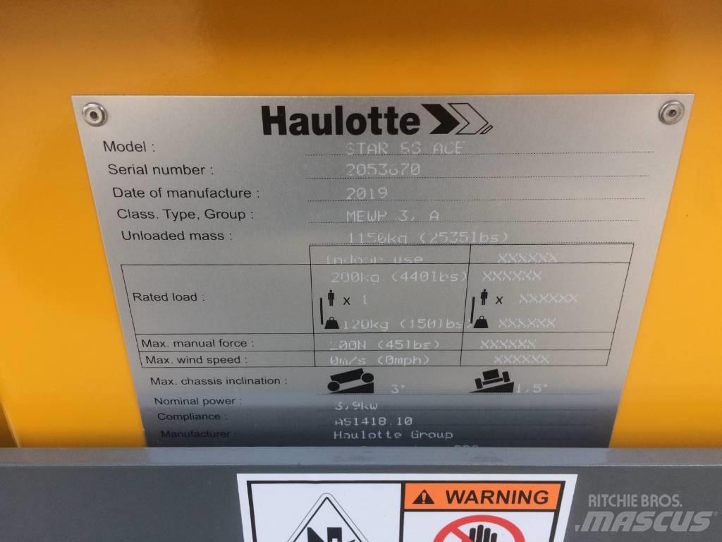 Haulotte Star 8S Ανυψωτήρες με κατακόρυφους πυλώνες