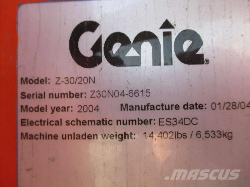Genie Z 30/20 N Ανυψωτήρες με αρθρωτό βραχίονα