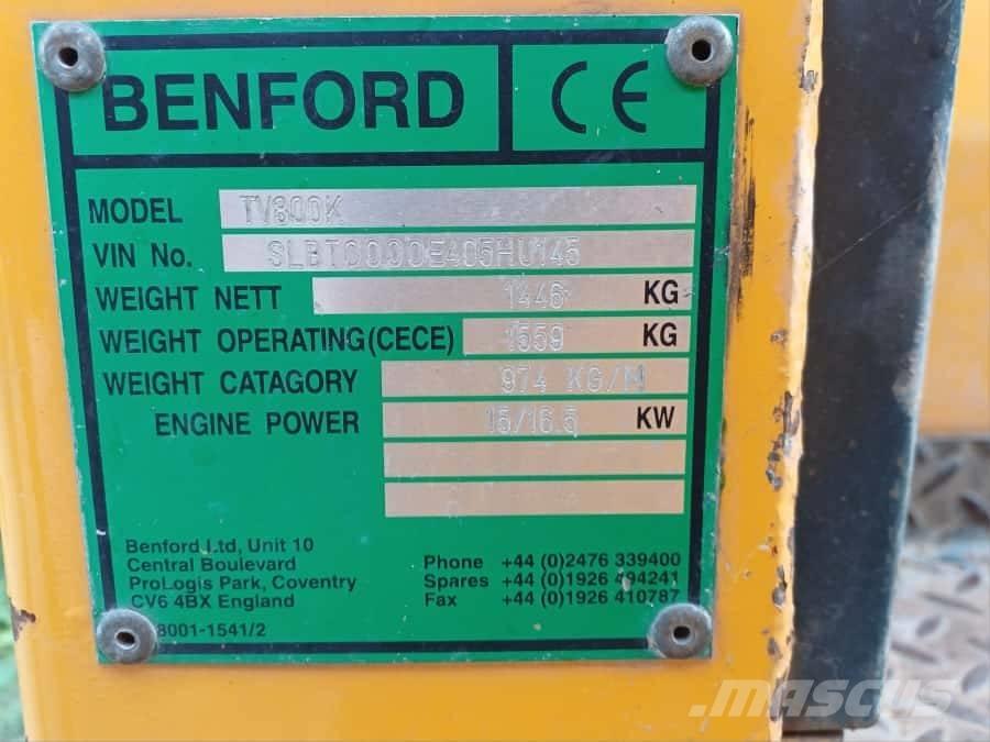 Terex TV 800 Οδοστρωτήρες διπλού κυλίνδρου