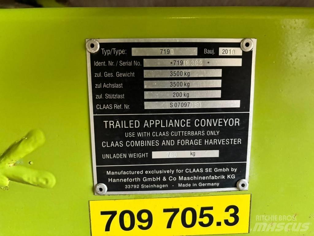 CLAAS CONVIO 930 Εξαρτήματα θεριζοαλωνιστικών μηχανών