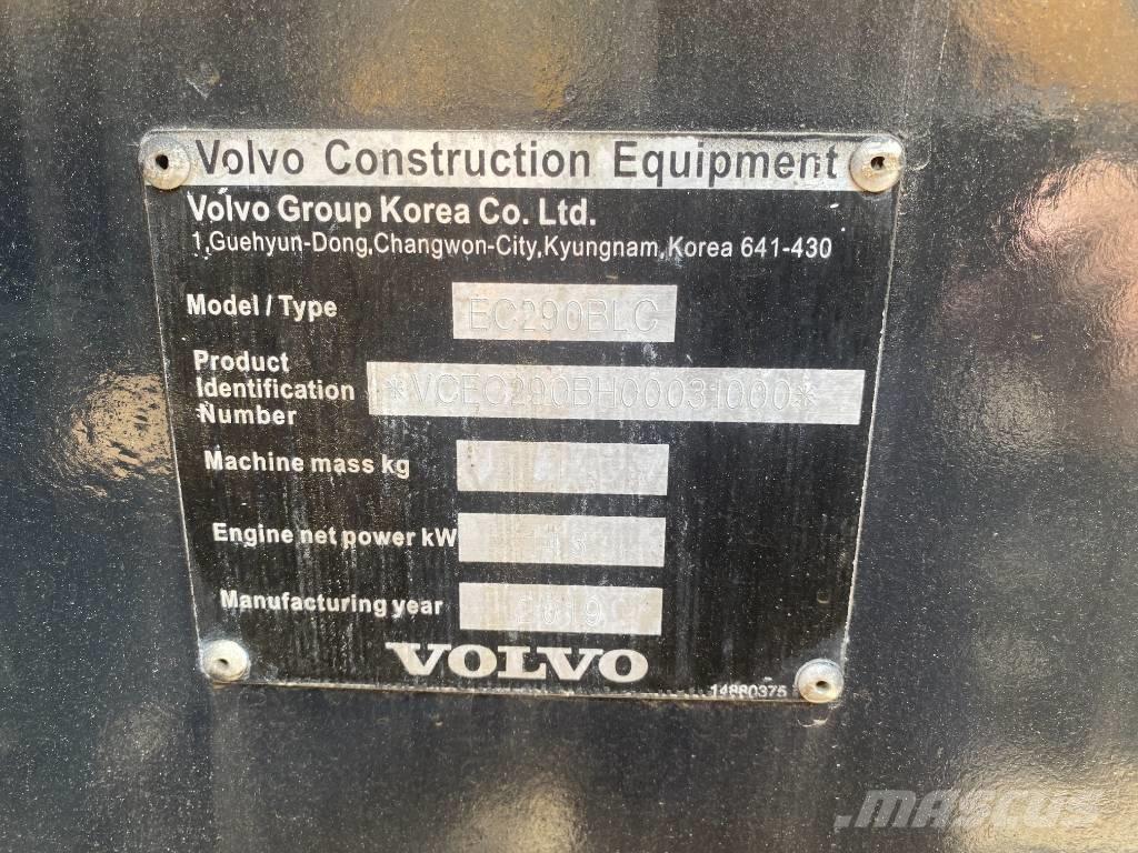 Volvo EC 290 B LC Εκσκαφείς με ερπύστριες