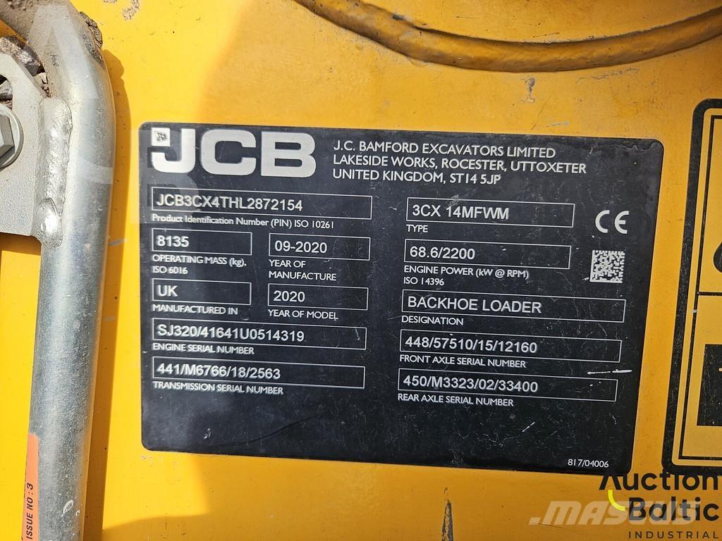 JCB 3 CX 14MFWM Εκσκαφείς Φορτωτές τύπου JCB