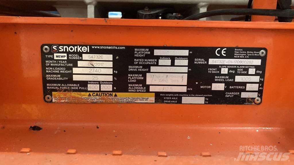 Snorkel S4732E Ανυψωτήρες ψαλιδωτής άρθρωσης