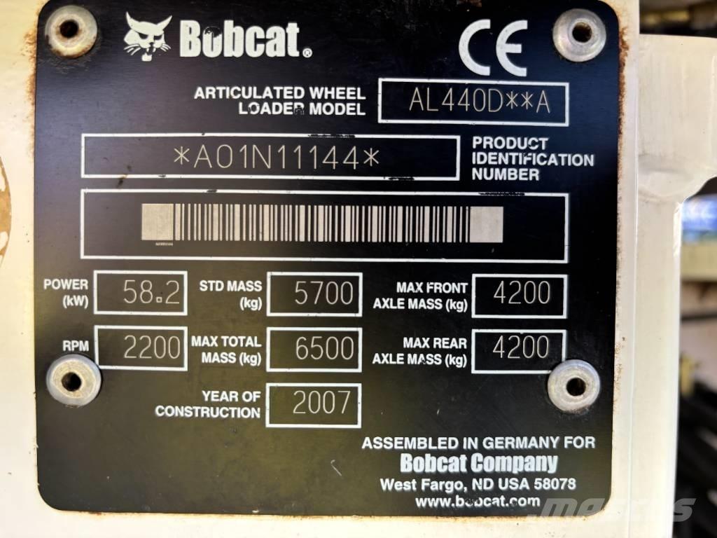 Bobcat AL 440 D Φορτωτές με λάστιχα (Τροχοφόροι)