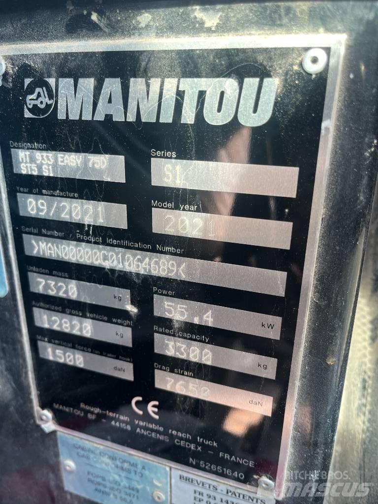 Manitou 933 Τηλεσκοπικοί ανυψωτές