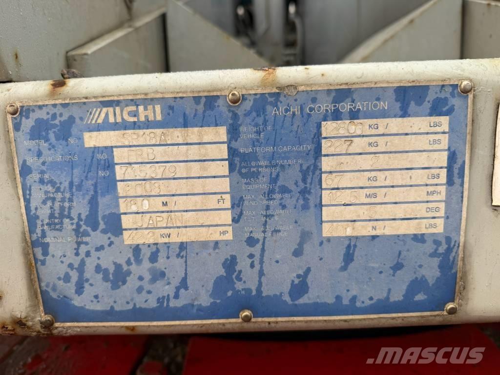 Aichi SR 18 A Ανυψωτήρες με τηλεσκοπικό βραχίονα