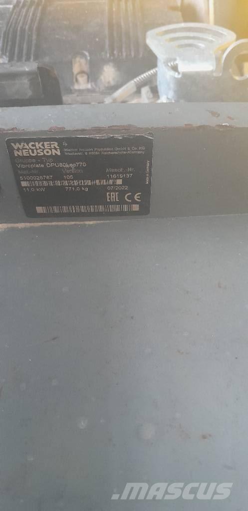 Wacker Neuson DPU 80 Επίπεδοι κόπανοι