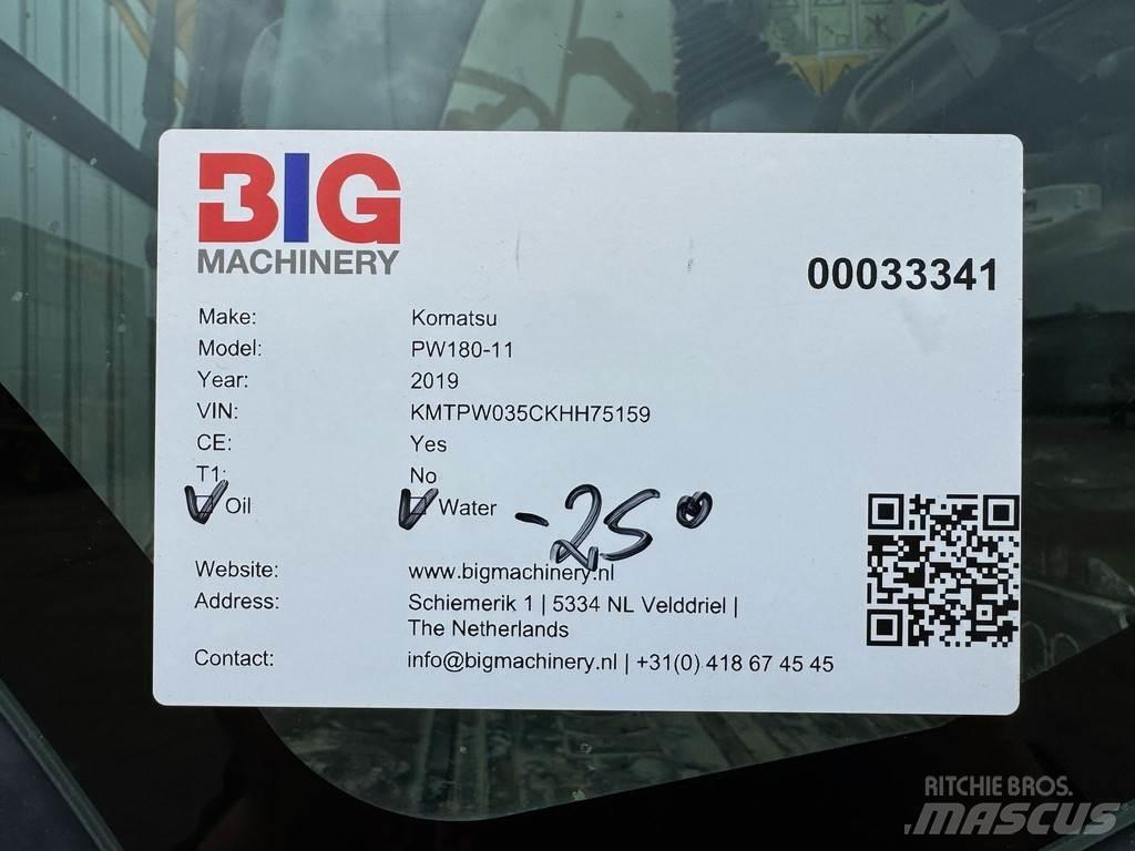 Komatsu PW180-11 Εκσκαφείς με τροχούς - λάστιχα