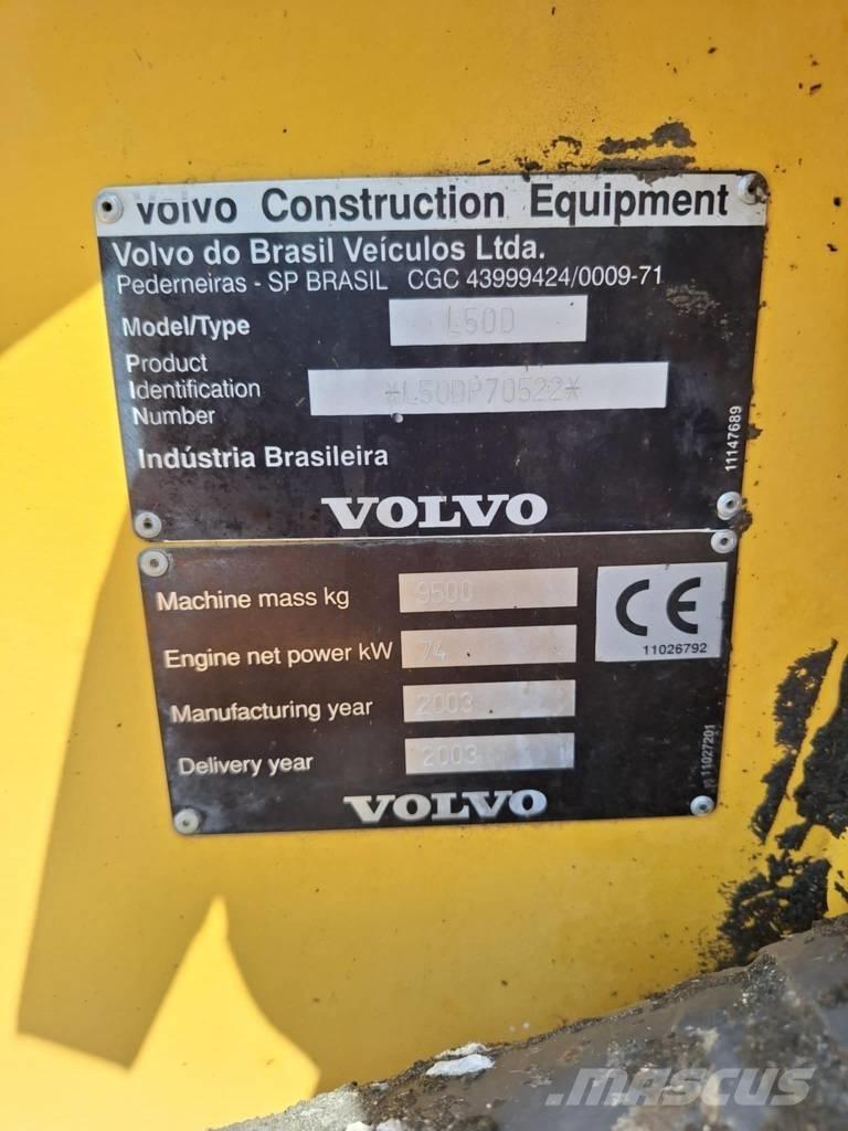 Volvo L 50 D Φορτωτές με λάστιχα (Τροχοφόροι)