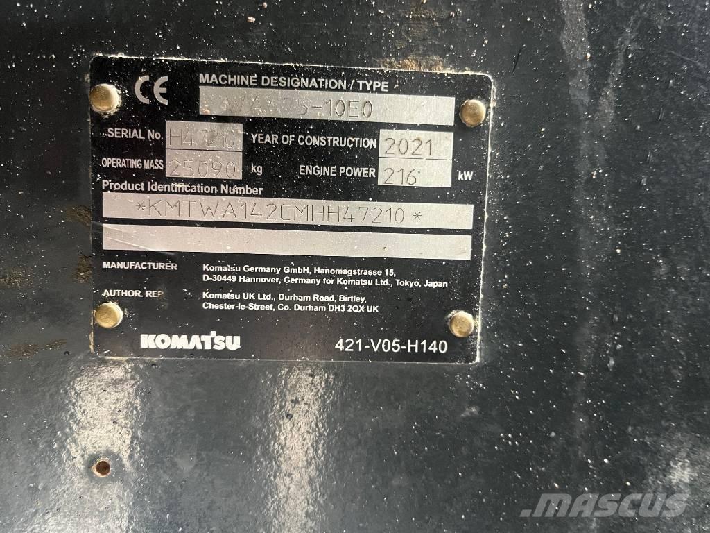 Komatsu WA475-10E0 Φορτωτές με λάστιχα (Τροχοφόροι)