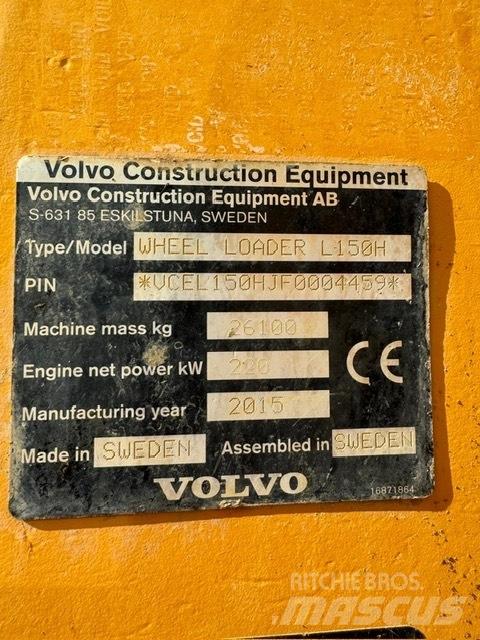 Volvo L 150 H Φορτωτές με λάστιχα (Τροχοφόροι)